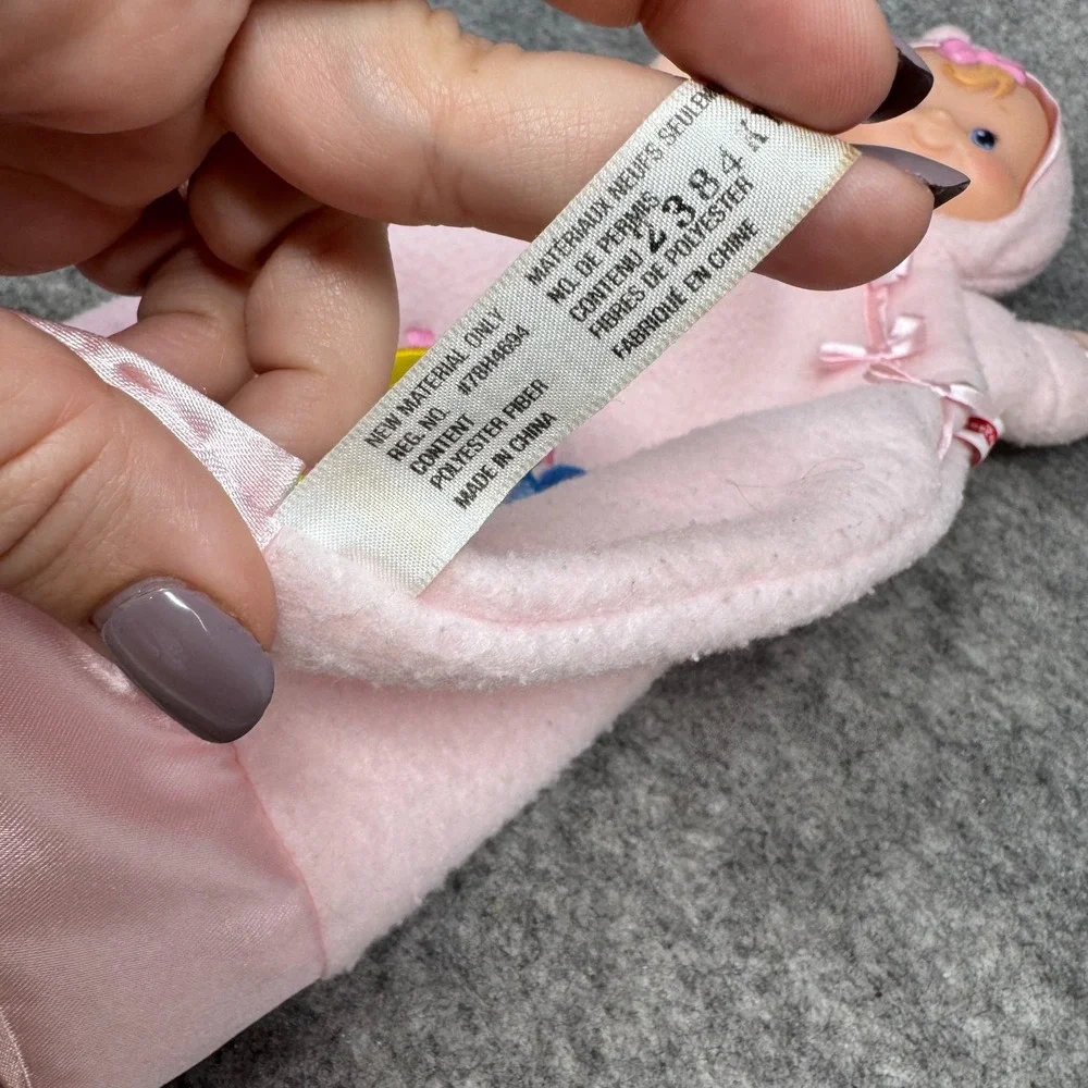 Fisher Price Flutterbye Dreams Pink Fleece Doll Lovey Security Blanket 15